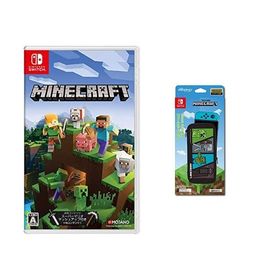 Minecraft (マインクラフト) - Switch + 【任天堂ライセンス商品】Nintendo Switch専用スマートポーチEVA マ