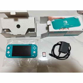ニンテンドースイッチ(Nintendo Switch)の美品Nintendo Switch Lite ポケットモンスタースカーレット付き(家庭用ゲーム機本体)