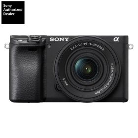 [新品]SONY ソニー ミラーレス一眼カメラ α6400 パワーズームレンズキット （ILCE-6400K B） ブラック