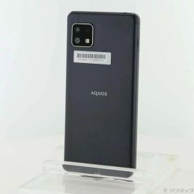 【中古】SHARP(シャープ) AQUOS sense4 basic 64GB ブラック A003SH Y!mobile 【258-ud】