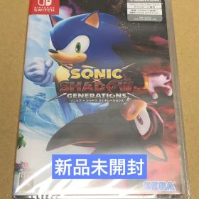 新品未開封 Switch ソニック×シャドウ ジェネレーションズ シュリンク付き