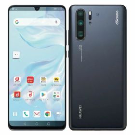 【中古】【安心保証】 HUAWEI P30 Pro HW-02L[128GB] docomo ブラック
