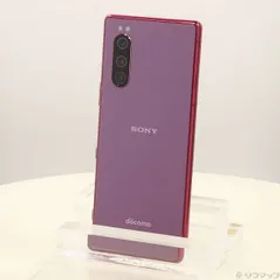 〔中古品〕 Xperia 5 64GB レッド SO-01M docomo【276】