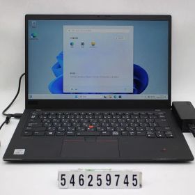 Lenovo ThinkPad X1 Carbon 8th Gen Core i5 10210U 1.6GHz/8GB/256GB(SSD)/14W/FHD(1920x1080)/Win11 【546259745】