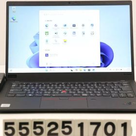 Lenovo ThinkPad X1 Carbon 8th Gen Core i5 10210U 1.6GHz/8GB/256GB(SSD)/14W/FHD(1920x1080)/Win11 【555251701】