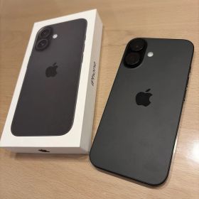 iPhone 16 ブラック 本体 元箱付き 美品