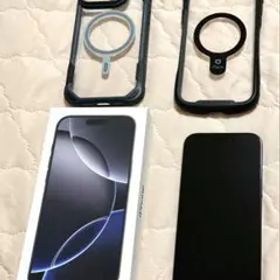 iPhone 16Pro MAX 256GB ブラック ケース付き