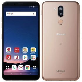 【中古】Bランク【やや傷や汚れあり】 SIMフリー L-01L LG style2 ゴールド 利用制限〇(白ロム) 送料無料