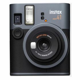 在庫あり☆FUJIFILM チェキ instax mini41（ブラック）インスタントカラーフィルム インスタントカメラ チェキカメラ クラシックデザイン 自動調光 クローズアップモード 30～50cm接写 単3形アルカリ電池2本 富士フイルム