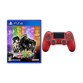 【PS4】ジョジョの奇妙な冒険 オールスターバトル R + DualShock4 マグマレッド セット