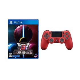 【PS4】地球防衛軍6 + DualShock4 マグマレッド セット