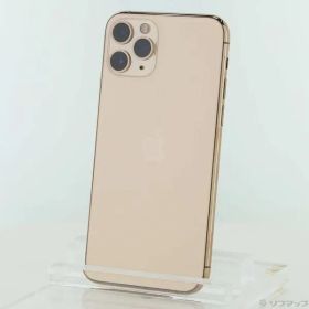 〔中古品〕 iPhone11 Pro 256GB ゴールド NWC92J／A SIMフリー【349】
