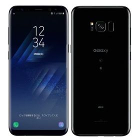【中古】Bランク【やや傷や汚れあり】 SIMフリー SCV35 SAMSUNG Galaxy S8+ 64GB ミッドナイトブラック 利用制限〇(白ロム) 送料無料