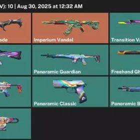 アジア太平洋 | アンランク |在庫価値 5725 VP |10 スキン |フォーセイクン・リチュアル 刃 |インペリウム ヴァンダル |移行 ヴァンダル |トランジション・スティンガー | メアド譲渡可能 #2554