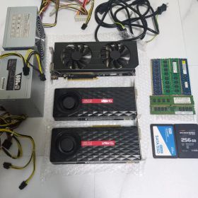 PCパーツGTX1080、 16GB DDR4 PC4-2400Tなど説明必須