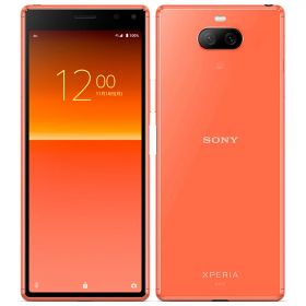 【中古】Aランク【目立った傷や汚れなし】 SIMフリー SOV42 SONY Xperia 8 オレンジ 利用制限-(白ロム) 送料無料