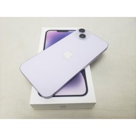 (中古) iPhone14 Plus 128GB パープル /MQ4E3J/A 【楽天 SIMFREE】、SIMフリー