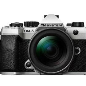 OMデジタルソリューションズ デジタル一眼カメラ OM SYSTEM OM-5 Mark II 12-45mm F4.0 PRO レンズキット [シルバー]