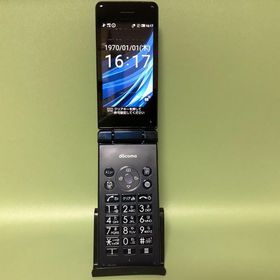 【Simフリー】AQUOS ケータイ SH-02L ブラック【純正ACアダプター付き】