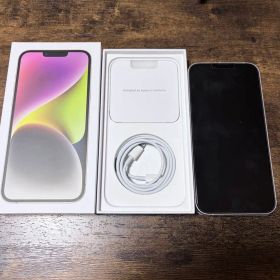 Apple iPhone 14 plus ホワイト 本体 充電ケーブル付き