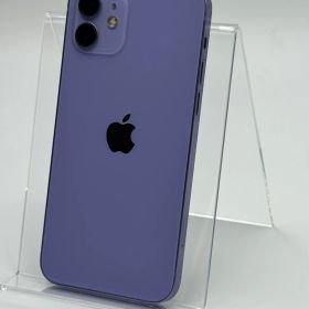 【中古C】iPhone 12 128GB パープル バッテリー【79%】 SIMフリー 白ロム