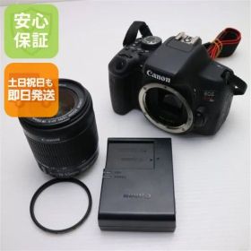 新品同様 EOS Kiss X8i レンズキット ブラック 即日発送 一眼レフ Canon 本体 土日祝発送OK 01000