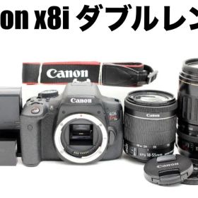 【初心者おすすめ・即撮影OK】Canon EOS Kiss X8i ダブルレンズ