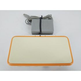 Nintendo Newニンテンドー2DS LL ホワイト×オレンジ 箱無し 本体欠品有り 充電器付き 動作確認・初期化済み