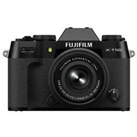 【新品/取寄品】FUJIFILM X-T50 XC15-45mmレンズキット ブラック ミラーレスデジタルカメラ 富士フィルム