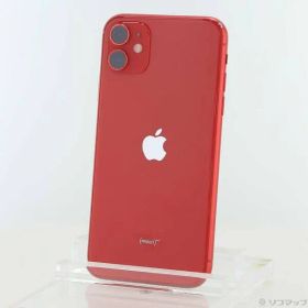 〔中古品〕 iPhone11 64GB プロダクトレッド MWLV2J／A SIMフリー【349】