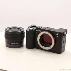 〔中古〕SONY(ソニー) α7C ズームレンズキット ブラック ILCE-7CL B〔269-ud〕