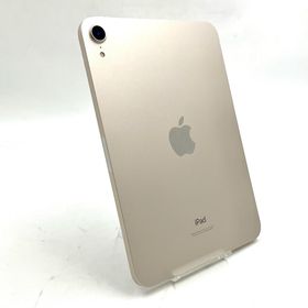 アップル(Apple)の【全額返金保証】【最速発送】Apple iPad mini 8.3インチ 第6世代 64GB スターライト Wi-Fi 動作確認済(タブレット)