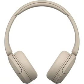 【中古】 ソニー(SONY) ワイヤレスヘッドホン WH-CH520:Bluetooth対応/軽量設計 約147g/専用アプリ対応により好みの音質にカスタマイズできる「イコライザー」設定対応/ベージュ WH-CH520 C 小