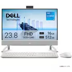 デル DELL デスクトップパソコン/Dell 24 オールインワン EC24250/23.8型/Core i5-1334U/メモリ 16GB/SSD 512GB/Windows 11 Home/パールホワイト AD47-FNWC
