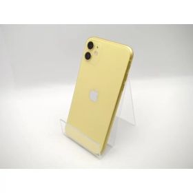 【中古】Apple SoftBank 【SIMロック解除済み】 iPhone 11 64GB イエロー MWLW2J/A【熊本】保証期間1ヶ月【ランクC】