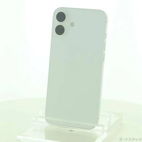 〔中古品〕 iPhone16 Plus 128GB ホワイト MXVC3J／A SIMフリー【305】