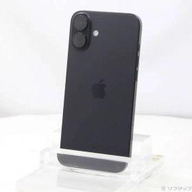〔中古品〕 iPhone16 Plus 128GB ブラック MXVA3J／A SIMフリー【344】