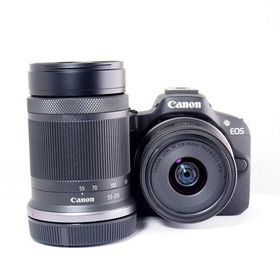キヤノン(Canon)の【中古】(キヤノン) Canon EOS R50 ダブルズームキツト ブラツク(コンパクトデジタルカメラ)