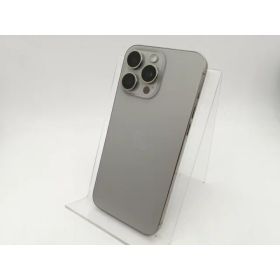 【中古】【赤ロム保証あり】Apple au 【SIMフリー】 iPhone 15 Pro Max 256GB ナチュラルチタニウム MU6R3J/A【なんば】保証期間1ヶ月【ランクC】
