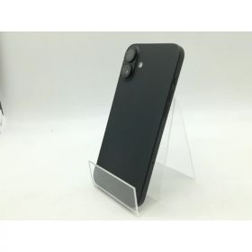 【中古】Apple 国内版 【SIMフリー】 iPhone 16 Plus 128GB ブラック MXVA3J/A【OSU301】保証期間1ヶ月【ランクB】