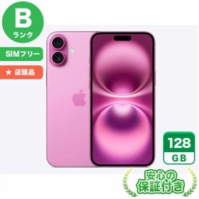 【ポイント5倍】SIMフリー demo iPhone16 Plus ピンク128GB 本体[Bランク] iPhone 中古 送料無料 当社6ヶ月保証