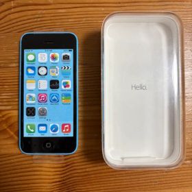 Apple iPhone 5c ブルー 本体 箱付き値段交渉OK