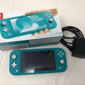 ◆Nintendo 任天堂 スイッチライト ターコイズブルー HDH-001 本体 充電器付き 中古◆19952★