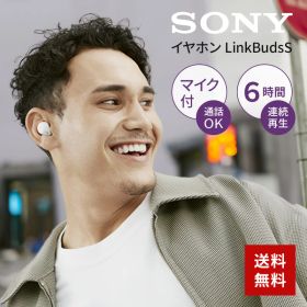 SONY 完全ワイヤレスイヤホン LinkBuds S WF-LS900N-WC ホワイト ソニー リンクバッズ WF-LS900N ノイズキャンセリング対応
