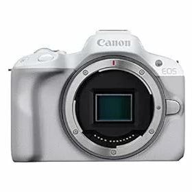 【中古】Canon ミラーレス一眼カメラ EOS R50 ボディのみ/ホワイト RFマウント 24.200万画素 4K動画 DIGIC X イメージプロセッサー 被写体検知&トラッキ