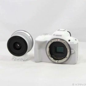 【中古】Canon(キヤノン) EOS R50 RF-S18-45 IS STM レンズキット ホワイト 【262-ud】