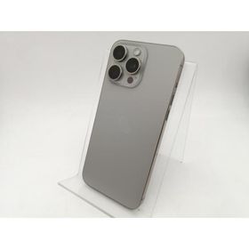 【中古】【赤ロム保証あり】Apple au 【SIMフリー】 iPhone 15 Pro Max 256GB ナチュラルチタニウム MU6R3J/A【なんば】保証期間１ヶ月【ランクC】