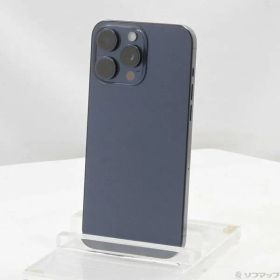 〔中古品〕 iPhone15 Pro Max 1TB ブルーチタニウム MU723J／A SIMフリー【295】