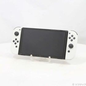 【中古】Nintendo(任天堂) Nintendo Switch 有機ELモデル Joy-Con(L)／(R) ホワイト 【305-ud】