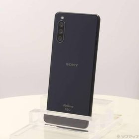 〔中古〕SONY(ソニー) Xperia 10 III 128GB ブラック SO-52B docomoロック解除SIMフリー〔297-ud〕